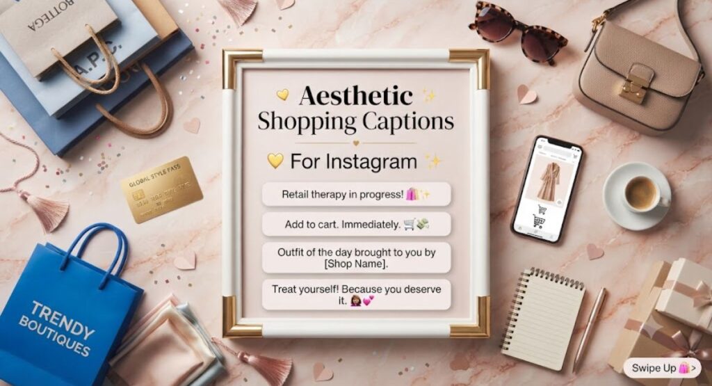 Aesthetic Shopping Captions For Instagram