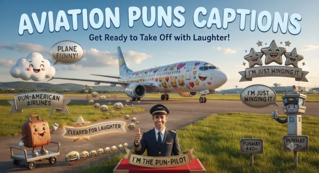 Aviation Puns Captions