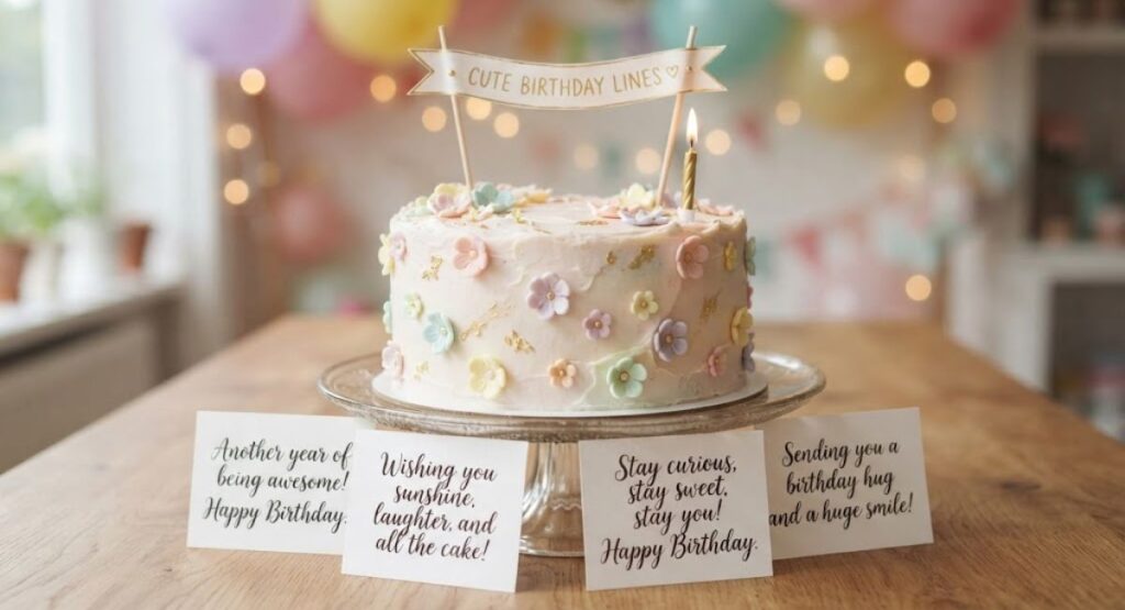 Cute Birthday Lines