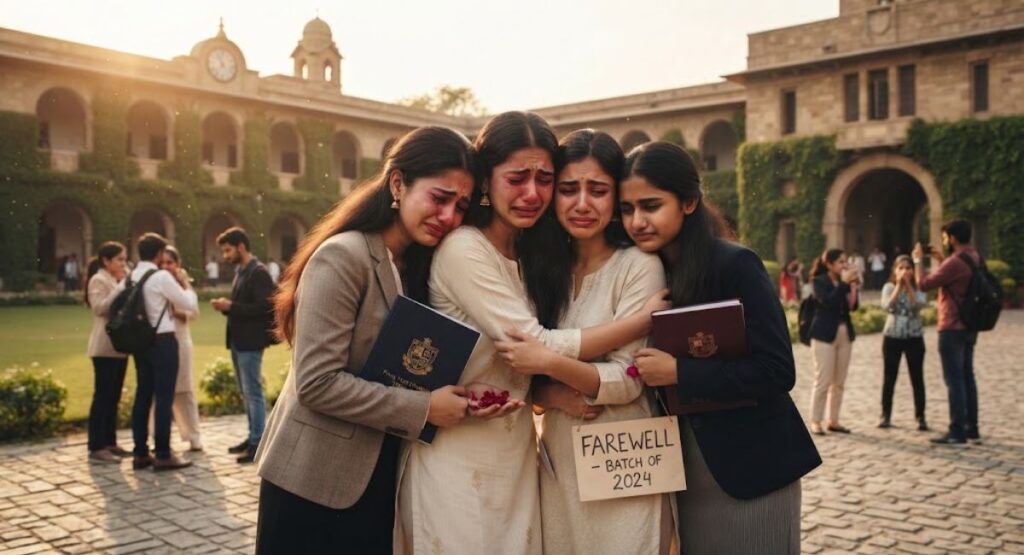 Emotional Last Day College Captions
