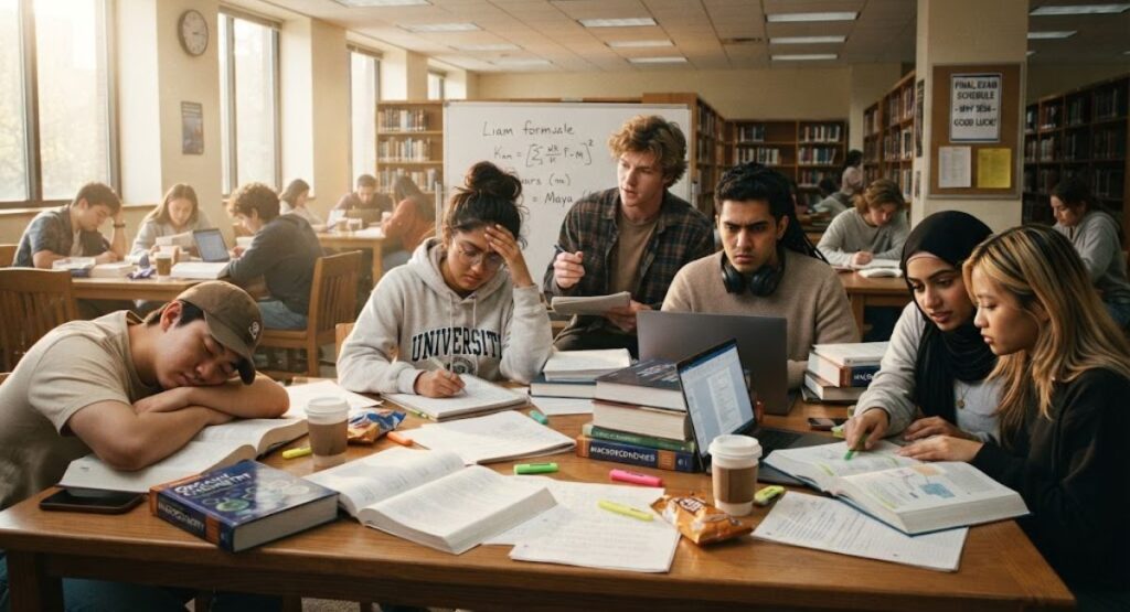 Exam Days College Captions