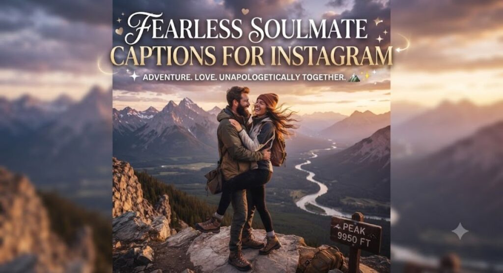Fearless Soulmate Captions For Instagram