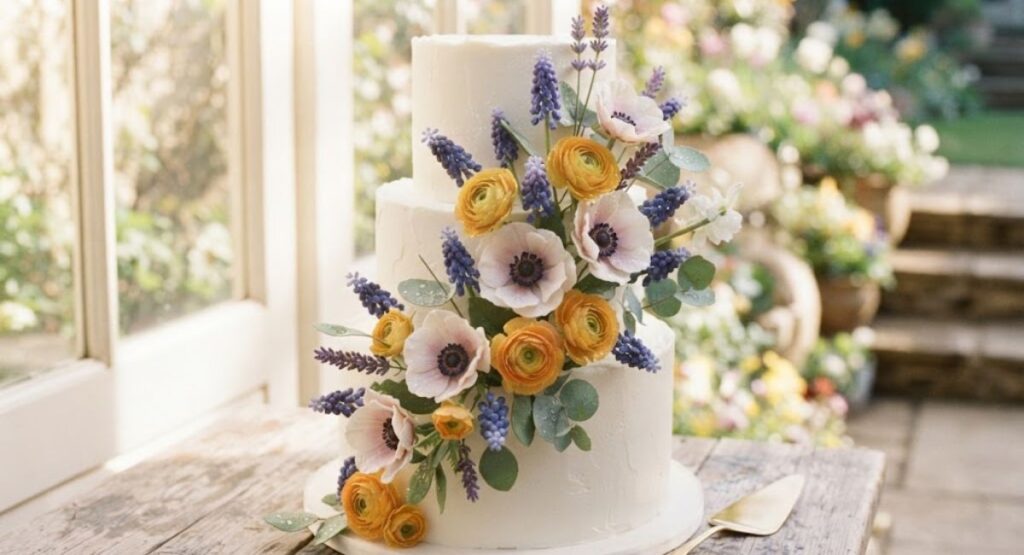 Flower Cake Captions for Instagram
