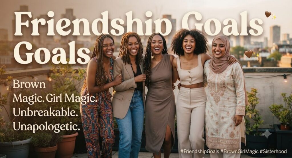 Friendship Goals Brown Girl Captions