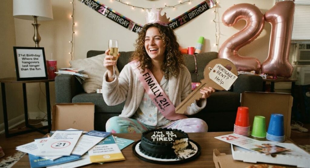Funny 21st Birthday Captions