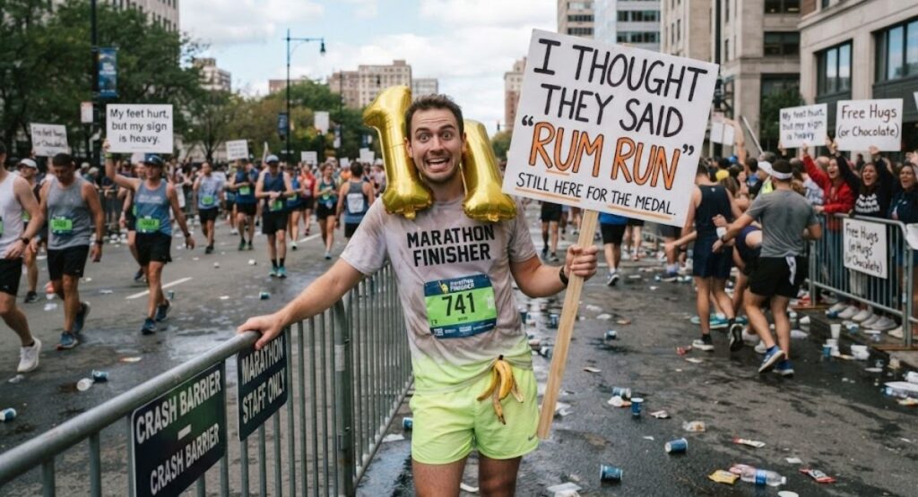 Funny Marathon Instagram Captions