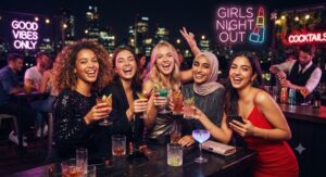 Girls Night Out Captions