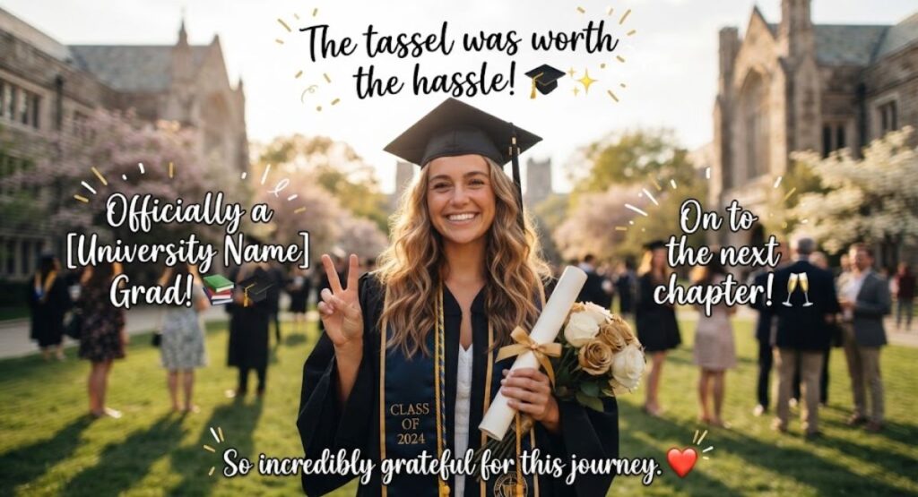 Graduation Yourself Captions 