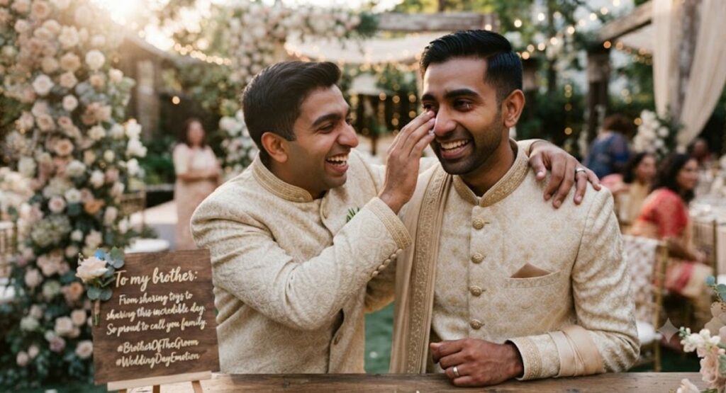Heartfelt Brother Wedding Captions