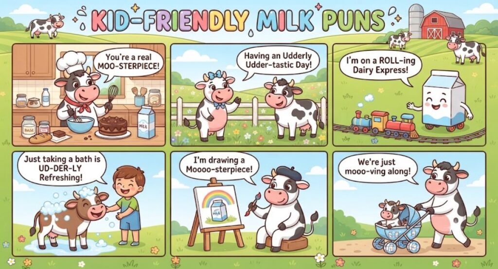 Kid-Friendly Milk Puns