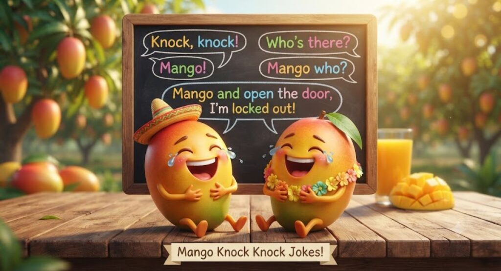 Mango Knock Knock Jokes
