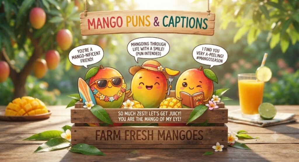 Mango Puns Captions