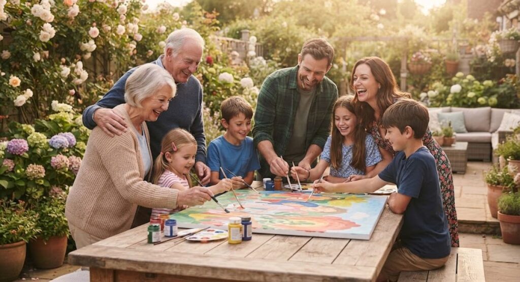 Nostalgic Family Captions