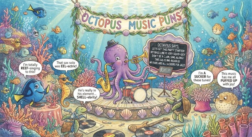 Octopus Music Puns