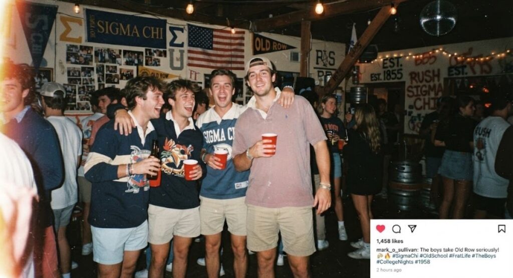 Old School Frat Boy Instagram Captions