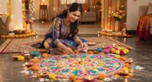 Rangoli Captions