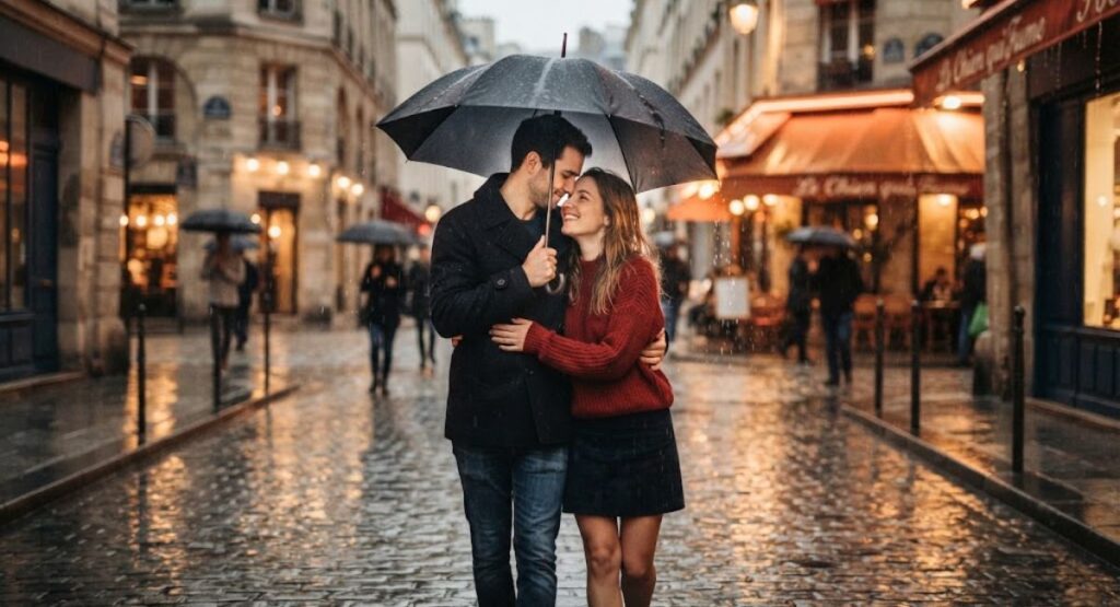 Romantic Rain Captions for Instagram