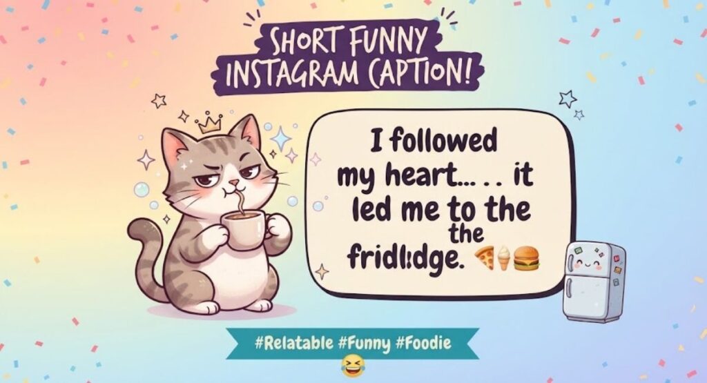 Short Funny Instagram Captions