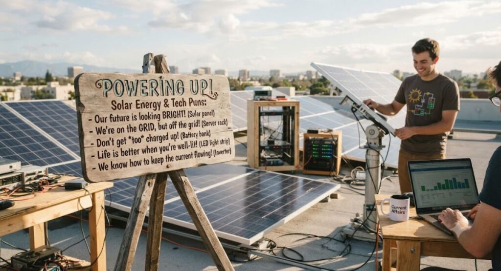 Solar Energy & Tech Puns