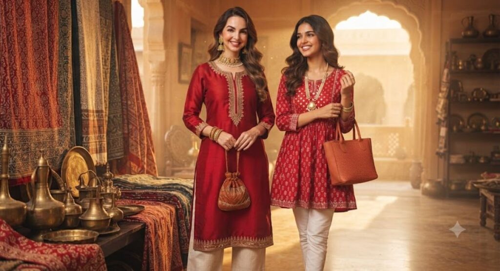 Tips to Style Your Perfect Red Kurti Look