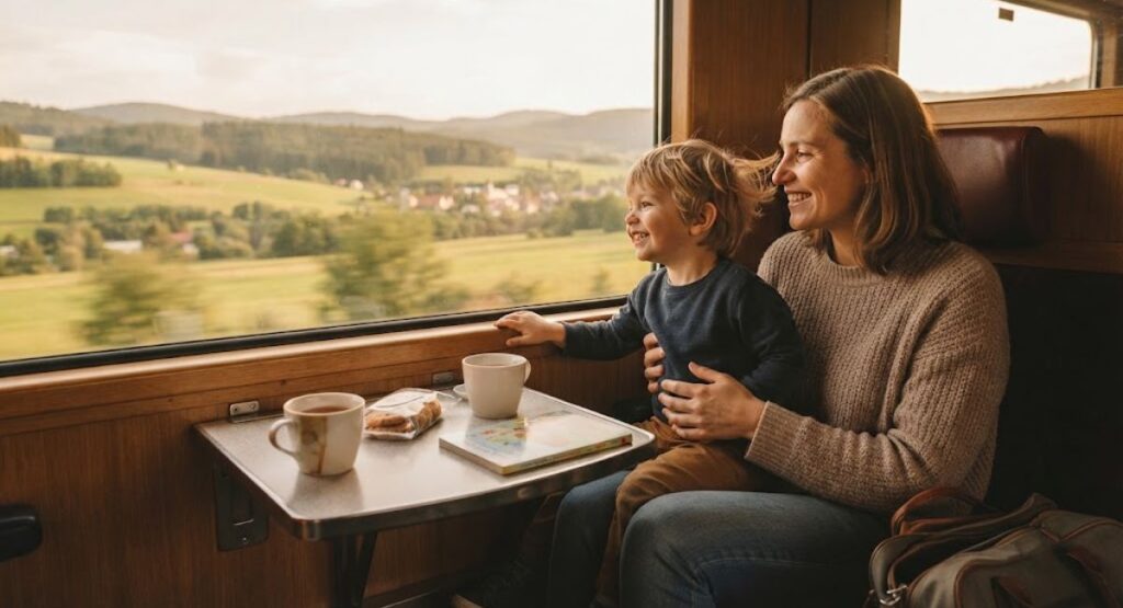 Travel With Mother Captions