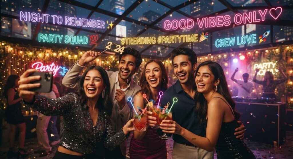 Trending Party Captions for Instagram