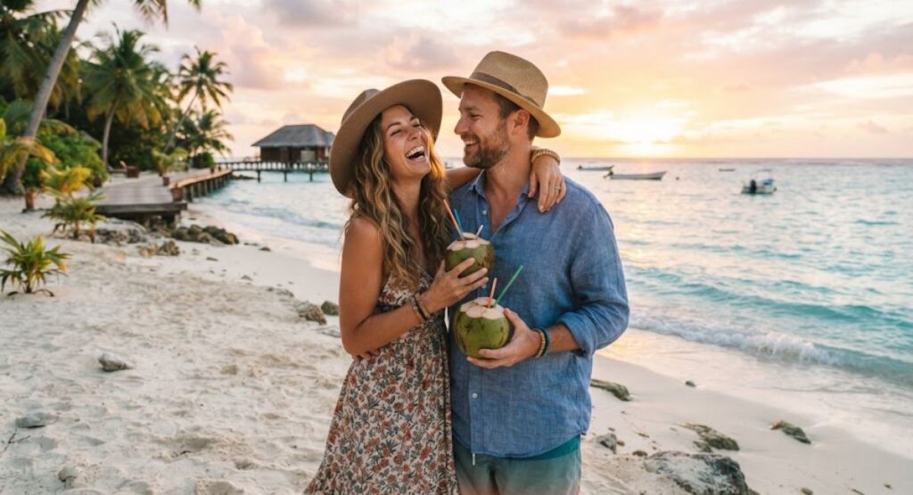 Vacation Couple Captions