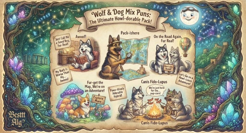 Wolf & Dog Mix Puns