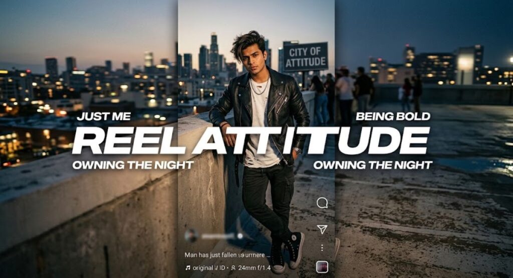 Attitude Captions for Reels