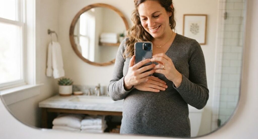 Baby Bump Selfie Captions