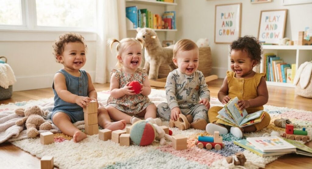 Baby Playtime Captions