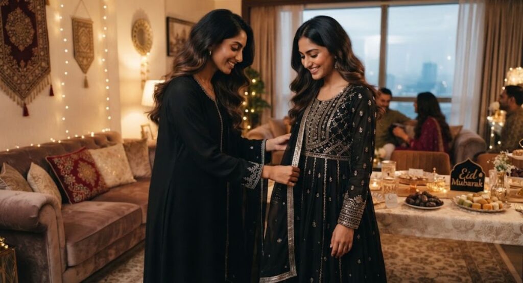 Eid Black Outfit