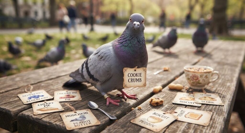 Food Inspired Names for Pigeon