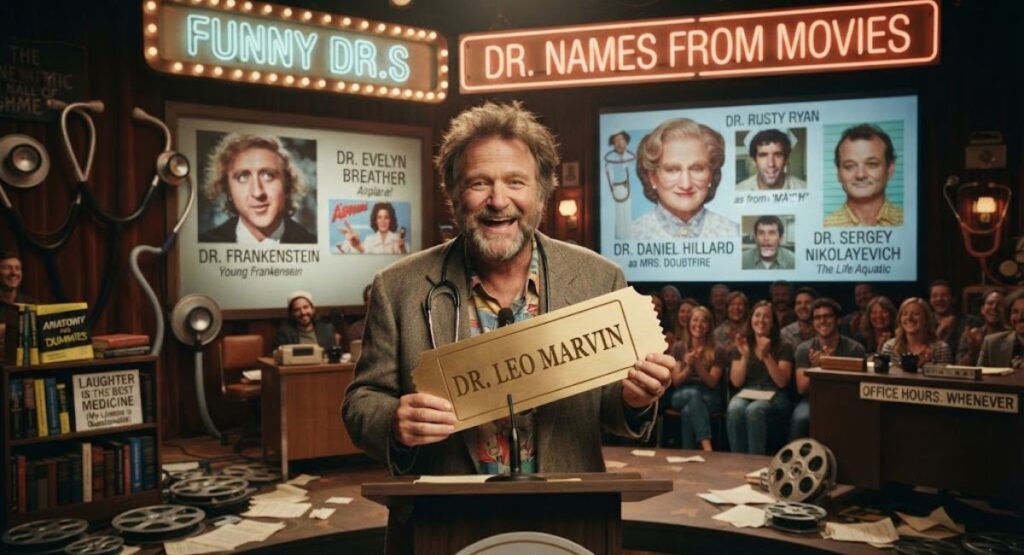Funny Dr Names from Movies 