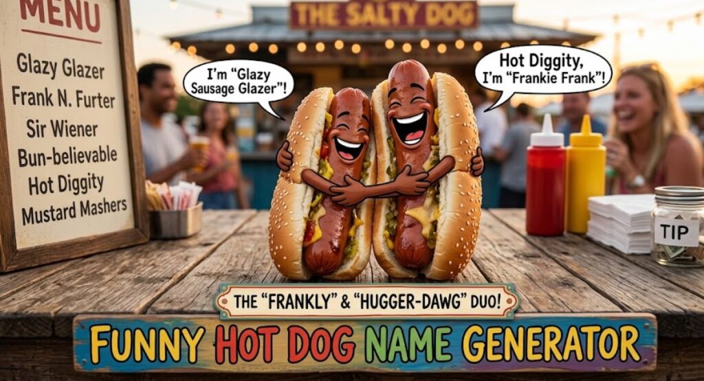 Funny Hot Dog Name Generator