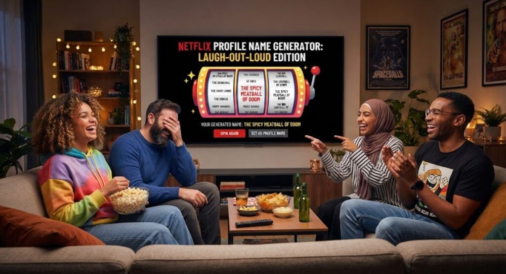 Funny Netflix Profile Names Generator