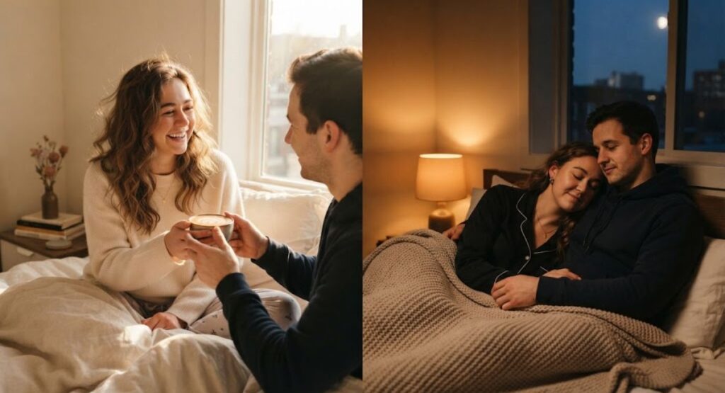 Sweet Good Morning/Good Night Captions for Girlfriend
