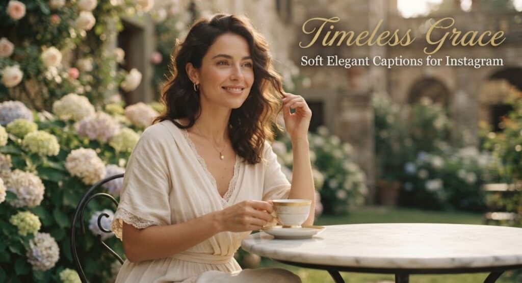 Soft Elegant Captions for Instagram 