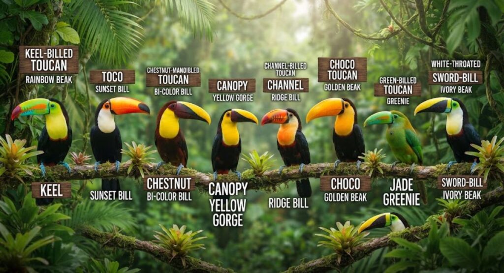Toucan Names Inspired by the Beak