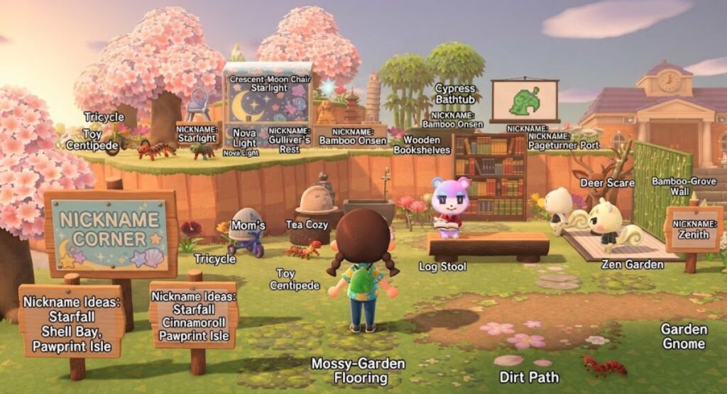 Animal Crossing Island Nickname