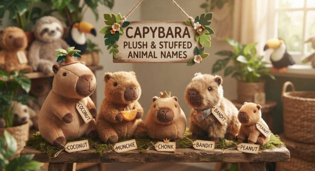 Capybara Plush & Stuffed Animal Names
