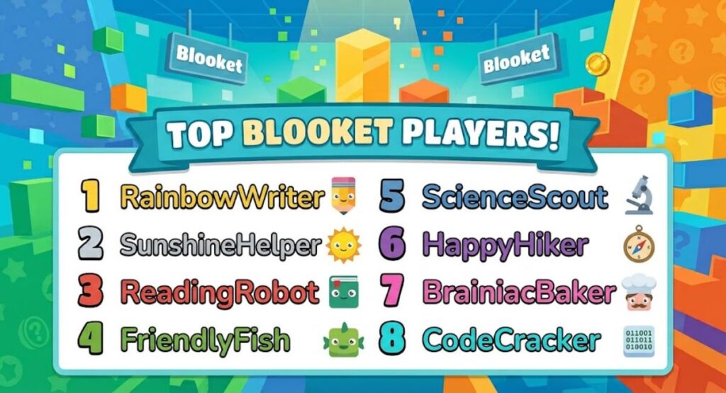 Clean & Classroom-Safe Blooket Names
