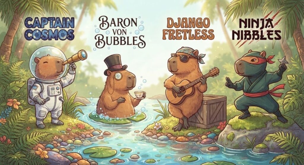 Cool Capybara Names