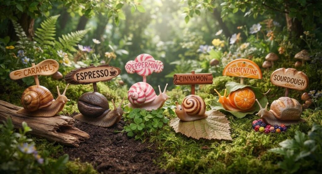 Food Inspired Snail Names