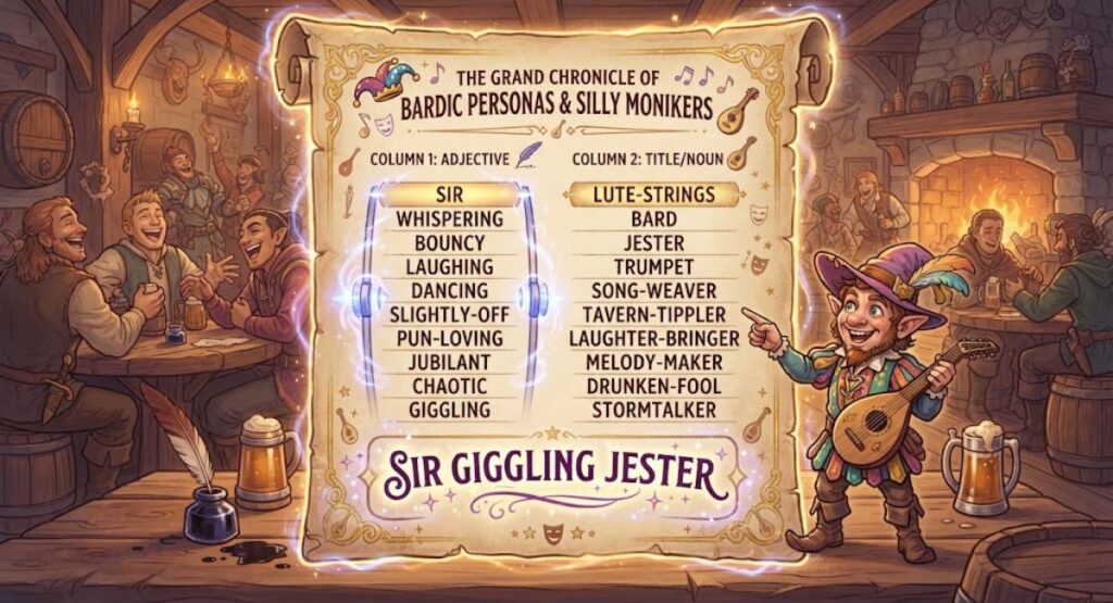 Funny Bard Names Generator