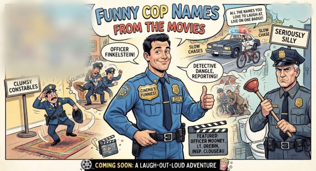 Funny Cop Names from Movies