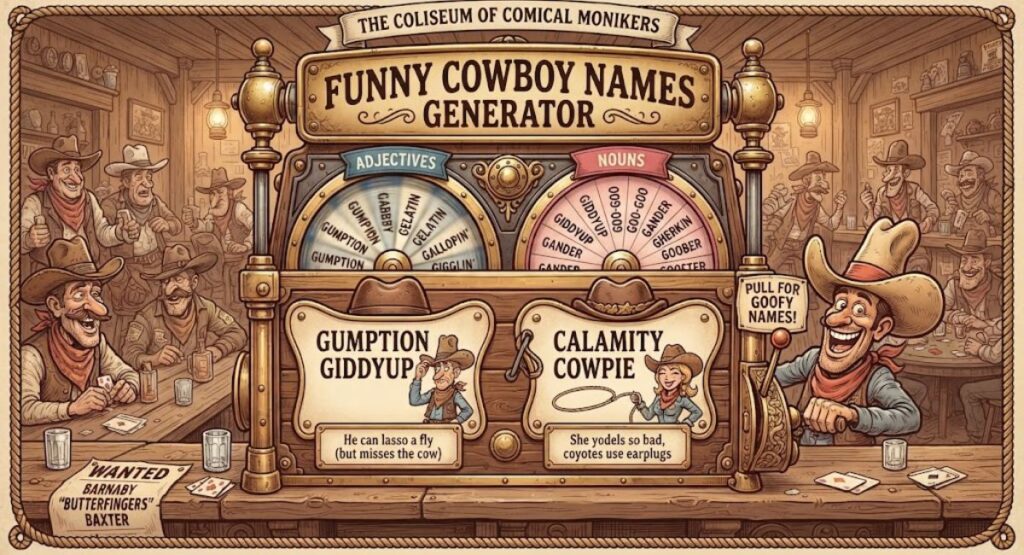 Funny Cowboy Names Generator