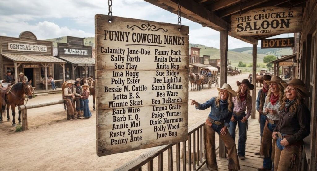 Funny Cowgirl Names