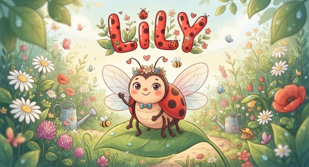 Ladybug Name Cartoon