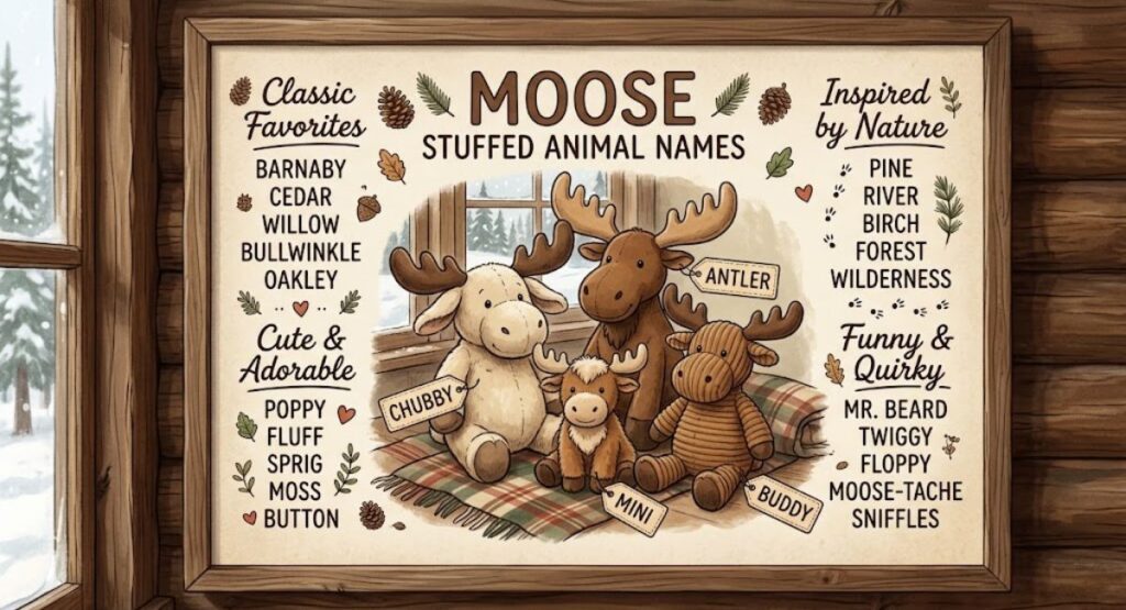 Moose Stuffed Animal Names